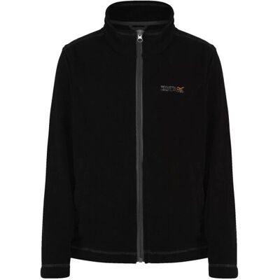Regatta Great Outdoors Boy's King II Lightweight Fleece Jacket - Black - 9-10Y Regatta Great Outdoors Boy's King II Lightweight Fleece Jacket - Black - 9-10Y