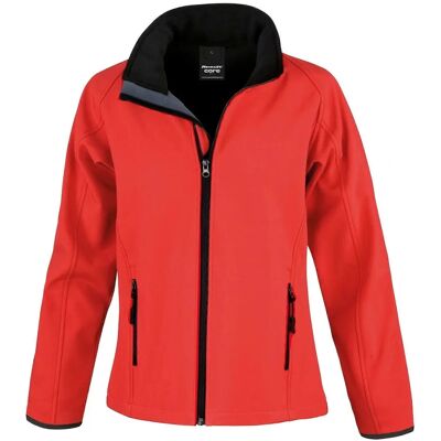 Result Core Printable Softshell Jacket Red / Black S - Jacket Result Core Printable Softshell Jacket Red / Black S - Jacket