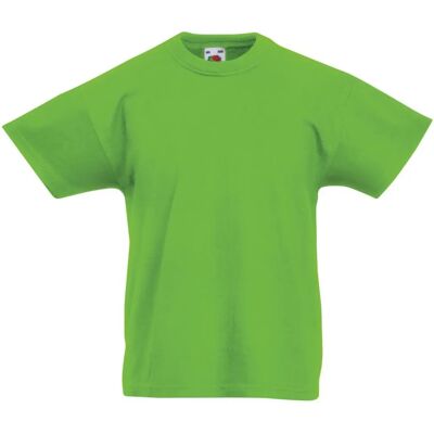 T-shirt Enfant Lime Fruit Of The Loom - Publicité T-shirt Enfant Lime Fruit Of The Loom - Publicité