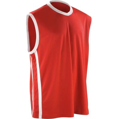 Spiro Mens Basketball Quick Dry Sleeveless Top - Basketball Top Spiro Mens Basketball Quick Dry Sleeveless Top - Basketball Top