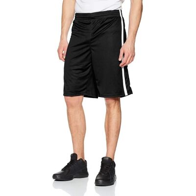 Spiro - Quick Dry - Black/White - L - Basketball Shorts Spiro - Quick Dry - Black/White - L - Basketball Shorts