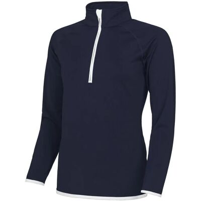 AWDis Just Cool Womens Half Zip Sweatshirt - Sweatshirt AWDis Just Cool Womens Half Zip Sweatshirt - Sweatshirt