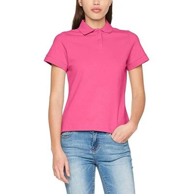 Fruit of the Loom Womens/Slim Premium Lime Polo Shirt - Polo Shirt Fruit of the Loom Womens/Slim Premium Lime Polo Shirt - Polo Shirt