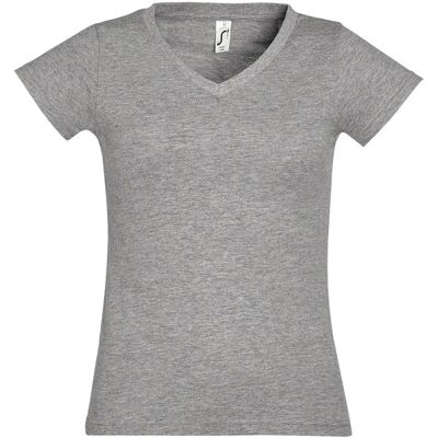 Sols Damen Moon V-Ausschnitt T-Shirt Kurzarm - Baumwolle - S Sols Damen Moon V-Ausschnitt T-Shirt Kurzarm - Baumwolle - S