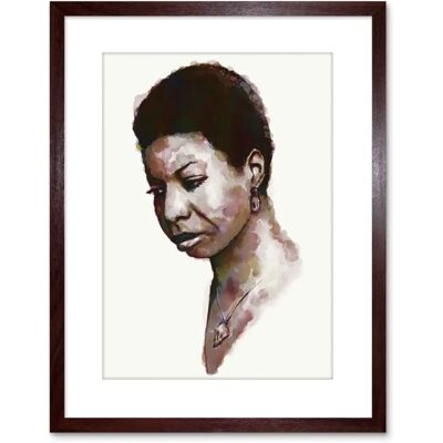 Artery8 - Nina Simone By Chris Evry Artwork - 9X7 Inch Artery8 - Nina Simone By Chris Evry Artwork - 9X7 Inch