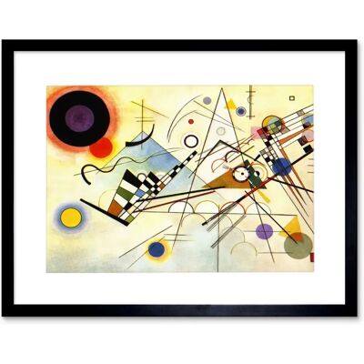 Artery8 - Wassili Kandinsky Composition 8 VIII 1923 - Framed Art Print Artery8 - Wassili Kandinsky Composition 8 VIII 1923 - Framed Art Print