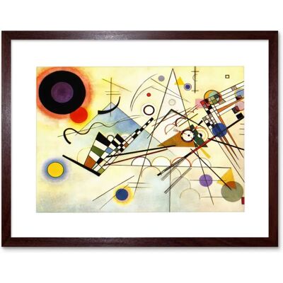 Artery8 - Kandinsky 8 VIII 1923 - 12x16 - Framed Wall Art Artery8 - Kandinsky 8 VIII 1923 - 12x16 - Framed Wall Art