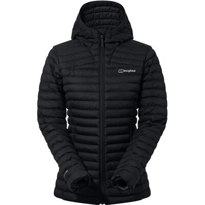 Kurtka wodoodporna izolowana Nula Micro firmy Berghaus - Czarna - UK 8 Kurtka wodoodporna izolowana Nula Micro firmy Berghaus - Czarna - UK 8