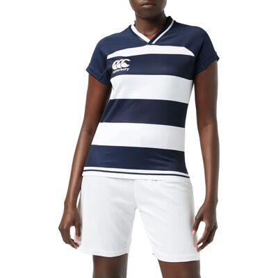 Canterbury Evader Hooped Moisture-Wicking T-Shirt - Rugby Canterbury Evader Hooped Moisture-Wicking T-Shirt - Rugby