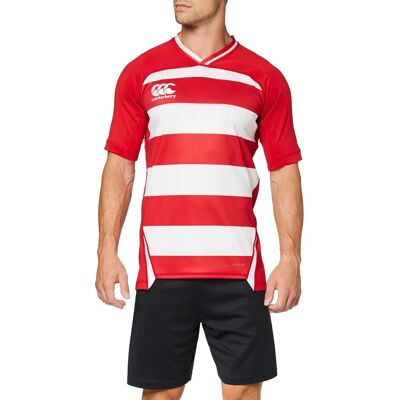 Canterbury Evader Röd VapoDri Kortärmad T-shirt - Rugby Canterbury Evader Röd VapoDri Kortärmad T-shirt - Rugby