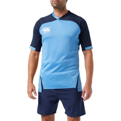 Canterbury Evader Rugby T-shirt - Blue - Quick-drying & Lightweight Canterbury Evader Rugby T-shirt - Blue - Quick-drying & Lightweight