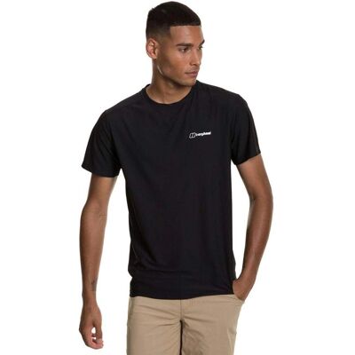 Berghaus Black Tech Base Crew T-Shirt - Short Sleeves Berghaus Black Tech Base Crew T-Shirt - Short Sleeves