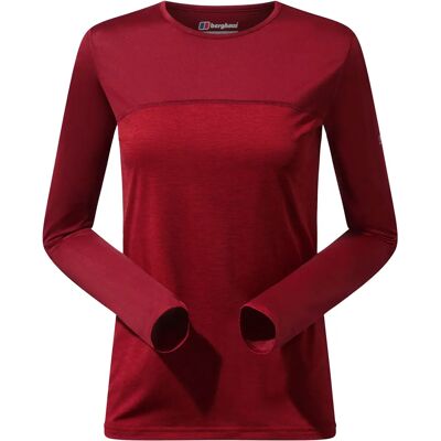 Berghaus Voyager Tech Damen Top - Rot - UPF 30+ - Leicht Berghaus Voyager Tech Damen Top - Rot - UPF 30+ - Leicht