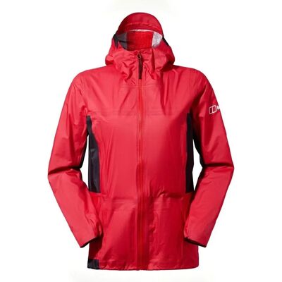 Berghaus Hyper Alpha Jacke - Goji Berry - Leichte Wasserdichte Shell Berghaus Hyper Alpha Jacke - Goji Berry - Leichte Wasserdichte Shell
