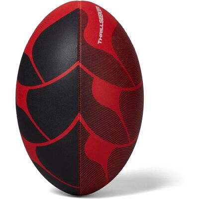 Canterbury Thrillseeker - Rojo/Negro - Talla 4 UK - Balón de rugby Canterbury Thrillseeker - Rojo/Negro - Talla 4 UK - Balón de rugby