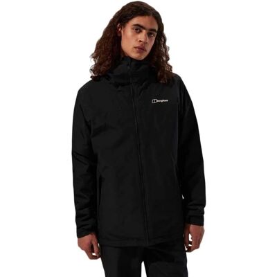 Kurtka wodoodporna z izolacją Berghaus Deluge Pro 3.0 - Męska Czarna Duża Kurtka wodoodporna z izolacją Berghaus Deluge Pro 3.0 - Męska Czarna Duża