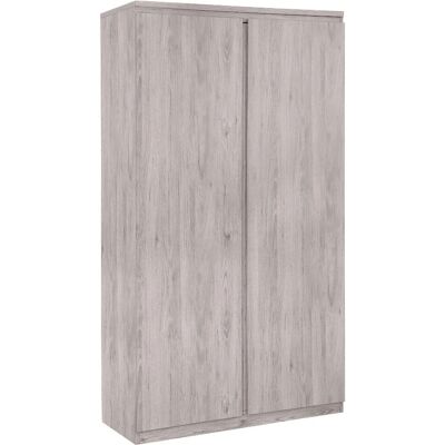 Jupiter Grey Oak 2-Door Wardrobe - Wardrobe Jupiter Grey Oak 2-Door Wardrobe - Wardrobe