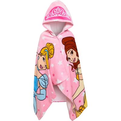 Toalha com capuz Disney Princesa - Poncho para banho e natação Toalha com capuz Disney Princesa - Poncho para banho e natação
