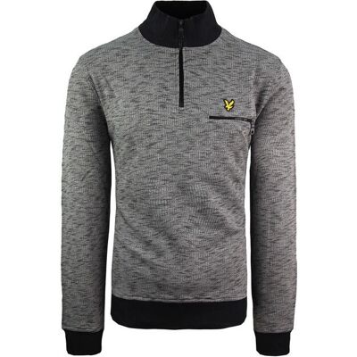 Lyle & Scott Space Dye 1/4 Zip Sweatshirt - sweatshirt Lyle & Scott Space Dye 1/4 Zip Sweatshirt - sweatshirt