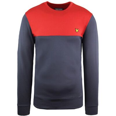 Lyle & Scott Crew Lange Mouw Truien Rood Marine - Trui Lyle & Scott Crew Lange Mouw Truien Rood Marine - Trui