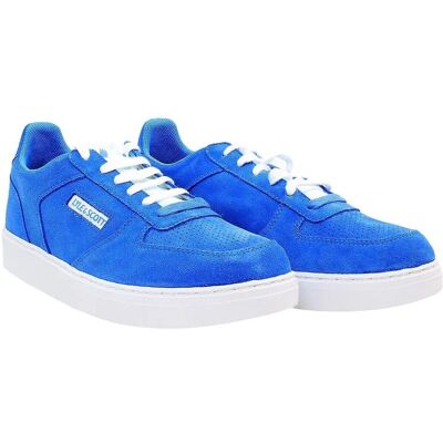 Lyle & Scott Mcmahon Blauwe Suède Leren Sneakers - Heren Schoenen Lyle & Scott Mcmahon Blauwe Suède Leren Sneakers - Heren Schoenen