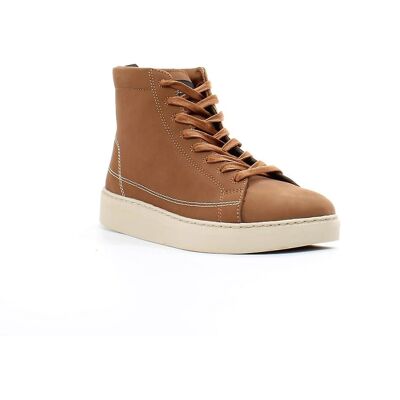 Lyle & Scott Shankly Midden Bruin Lederen Veterschoenen - Trainers Lyle & Scott Shankly Midden Bruin Lederen Veterschoenen - Trainers
