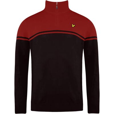 Lyle & Scott Bruine Golftrui - Wol, Model KN1241G W327, Maat Small - Golf Trui Lyle & Scott Bruine Golftrui - Wol, Model KN1241G W327, Maat Small - Golf Trui