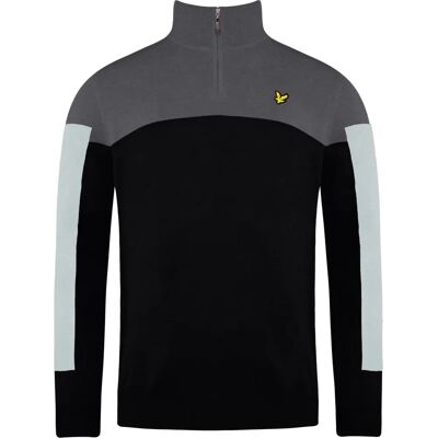 Lyle & Scott Moffat Golftrui - Zwart - Heren Lyle & Scott Moffat Golftrui - Zwart - Heren