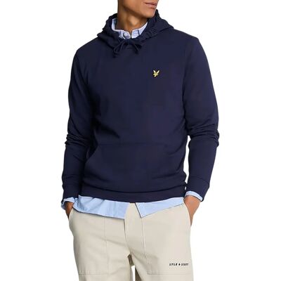 Hoodie Lyle & Scott (ML416VOG) - bleu marine - Publicité Hoodie Lyle & Scott (ML416VOG) - bleu marine - Publicité