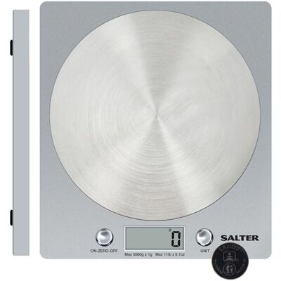 Balance de Cuisine Numérique Salter - Design Électronique Mince - 5kg - Aliments & Liquides - Publicité Balance de Cuisine Numérique Salter - Design Électronique Mince - 5kg - Aliments & Liquides - Publicité