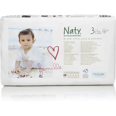 Eco by Naty Talla 3, 4 Pañales - 4-9 kg - 52 unidades Eco by Naty Talla 3, 4 Pañales - 4-9 kg - 52 unidades