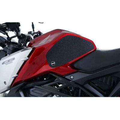 Kit de poignées de réservoir translucides R&G RACING - Honda CB125R - Publicité Kit de poignées de réservoir translucides R&G RACING - Honda CB125R - Publicité