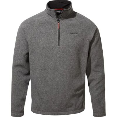 Craghoppers Mens Corey VI Half Zip Fleece - Black Pepper Marl - Outdoor Fleece Craghoppers Mens Corey VI Half Zip Fleece - Black Pepper Marl - Outdoor Fleece