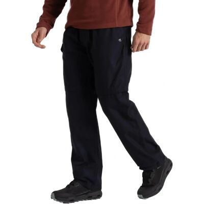 Craghoppers Mens Kiwi Convertible Nosi Defence Trousers - Navy Craghoppers Mens Kiwi Convertible Nosi Defence Trousers - Navy