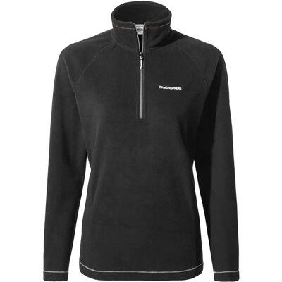 Craghoppers Miska VI Half Zip Fleece - Nero - Donna Craghoppers Miska VI Half Zip Fleece - Nero - Donna