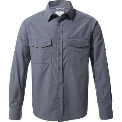 Chemise à manches longues Craghoppers Kiwi NosiDefense Bleu Ombre XXL - Publicité Chemise à manches longues Craghoppers Kiwi NosiDefense Bleu Ombre XXL - Publicité