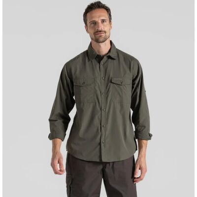 Chemise homme à manches longues Kiwi NosiDefense Cedar XL - Protection insectes UV UPF 50+ - Publicité Chemise homme à manches longues Kiwi NosiDefense Cedar XL - Protection insectes UV UPF 50+ - Publicité