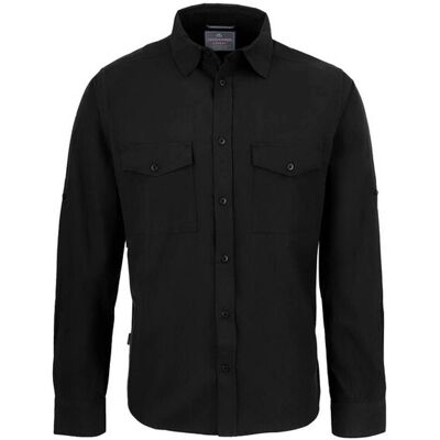 Chemise de randonnée à manches longues Craghoppers Expert Kiwi - Noir - Chemise - Publicité Chemise de randonnée à manches longues Craghoppers Expert Kiwi - Noir - Chemise - Publicité