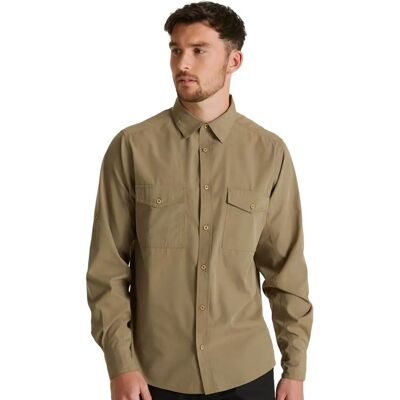 Chemise de randonnée à manches longues pour homme Craghoppers Expert Kiwi - Galet - Publicité Chemise de randonnée à manches longues pour homme Craghoppers Expert Kiwi - Galet - Publicité