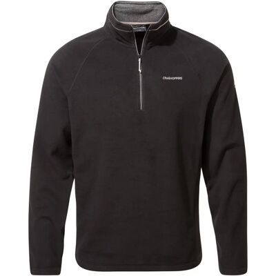 Craghoppers Homme Corey VI Demi-Zip Polaire - Noir - Veste Extérieure - Publicité Craghoppers Homme Corey VI Demi-Zip Polaire - Noir - Veste Extérieure - Publicité