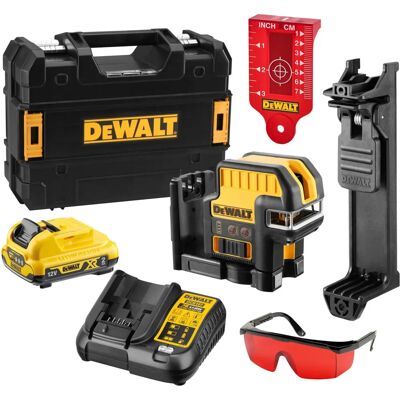DeWALT DCE0825D1R - Nível a laser compacto com cruz e 5 pontos DeWALT DCE0825D1R - Nível a laser compacto com cruz e 5 pontos