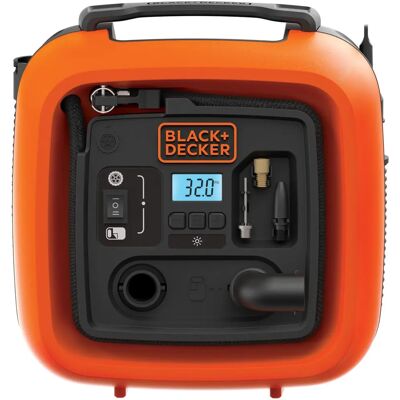 Black & Decker ASI400-XJ Compresseur d'Air - Outil Portable Haute Pression - Publicité Black & Decker ASI400-XJ Compresseur d'Air - Outil Portable Haute Pression - Publicité