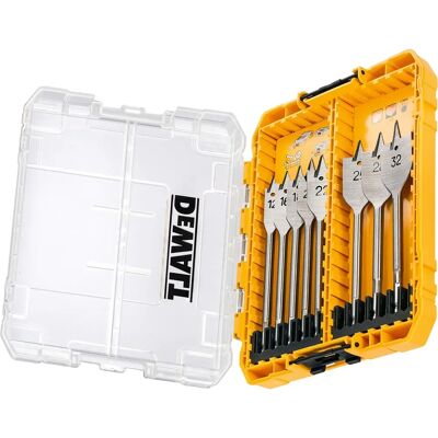 DeWalt DT70750 - 8-teiliges Flachbohrer-Set - Holz 12-32mm DeWalt DT70750 - 8-teiliges Flachbohrer-Set - Holz 12-32mm