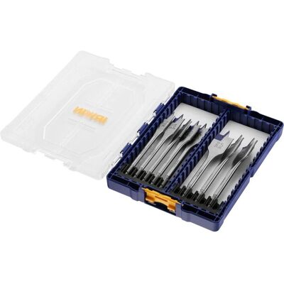 IRWIN Blue Groove 4X Fladbore sæt - 8 dele - Borværktøj IRWIN Blue Groove 4X Fladbore sæt - 8 dele - Borværktøj