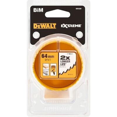 DeWALT DT90324-QZ Bohrlochsaege - 64mm - Bohren in Holz, Metall, Kunststoff DeWALT DT90324-QZ Bohrlochsaege - 64mm - Bohren in Holz, Metall, Kunststoff