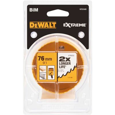 DeWALT DT90330-QZ Bohrkronen - Bi-Metall, 76mm DeWALT DT90330-QZ Bohrkronen - Bi-Metall, 76mm