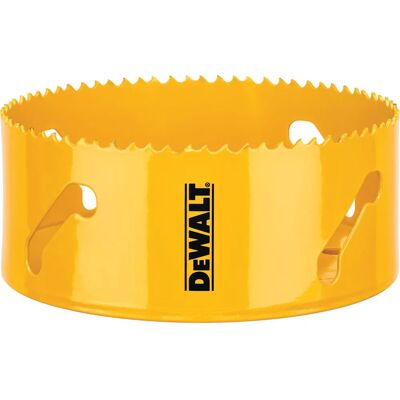 DeWALT DT90343-QZ Bohrkreissäge - Bimetall 121mm, 44mm Tiefe DeWALT DT90343-QZ Bohrkreissäge - Bimetall 121mm, 44mm Tiefe