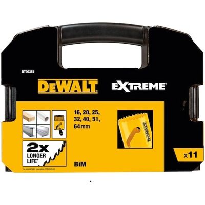 Dewalt DT90351-QZ Bimetallinen Reikäsarjasarja Dewalt DT90351-QZ Bimetallinen Reikäsarjasarja