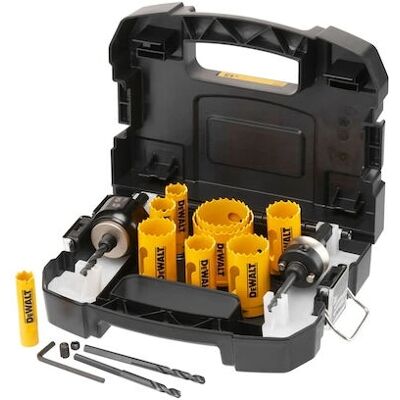 DeWALT DT90356-QZ Bohrlochsäge-Set - 11-tlg. Bimetall DeWALT DT90356-QZ Bohrlochsäge-Set - 11-tlg. Bimetall