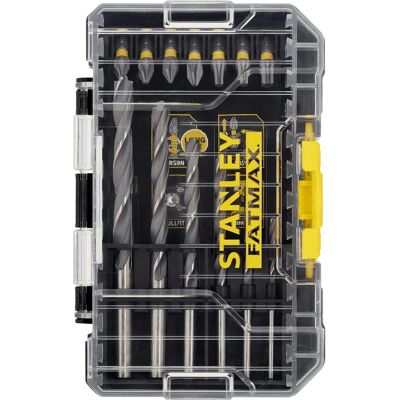 Stanley FATMAX Screwdriver Bit Set - 19 Pieces for Metal, Wood, PVC Stanley FATMAX Screwdriver Bit Set - 19 Pieces for Metal, Wood, PVC